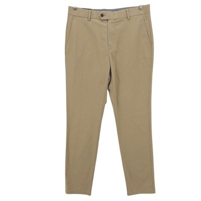 NWT CHARLES TYRWHITT Tan Slim Fit Ultimate Non-Iron Chino Pants 32x32