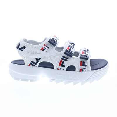 

Fila Disruptor Sandal 5SM00034-125 Женские белые парусиновые спортивные сандалии Обувь 10, Белый, Fila Disruptor Sandal