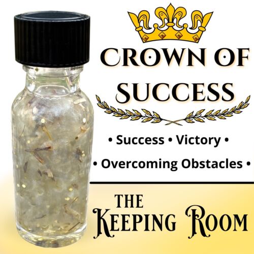 CROWN OF SUCCESS Oil Witchcraft Hoodoo Occult Conjure Victory Fabled Crow