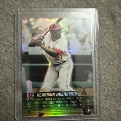 2005 MLB Showdown Vladimir Guerrero Foil Base Set #7 Angels