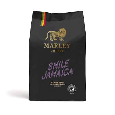 Smile Jamaica Medium Roast Coffee - Marley Coffee - 20% Jamaica Blue Mountain