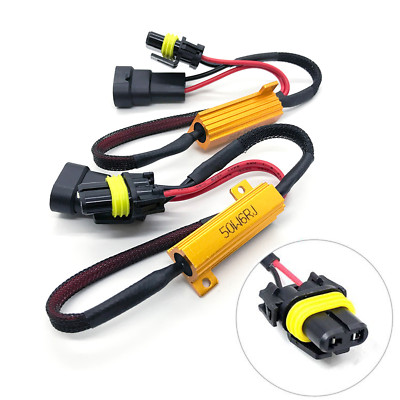 A1 2x LED Canbus Resistor Kit 9005 DRL High Beam Anti Flicker Warning Canceller