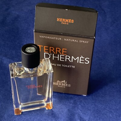 MINIATURE HERMÈS *TERRE D HERMÈS* EAU DE TOILETTE 12,5 ML VAPO/SPRAY NEUVE