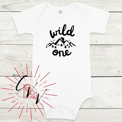 Wild One Baby Onesie - Funny Baby Onesie - Cute Baby Gift