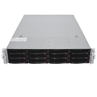 Supermicro CSE-826BE1C4-R1K23LPB 12-Bay 3.5'' SAS3 12Gbps 2U Server Chassis NVME