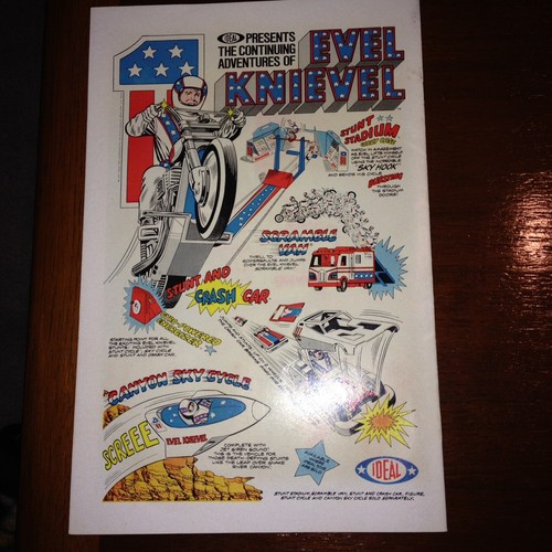 Vintage Ideal Evel Knievel Scramble Van Complete In Box & More 1973