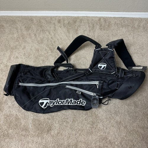 TaylorMade TM Quiver Carry Bag No Stand Black Sunday Bag NWT