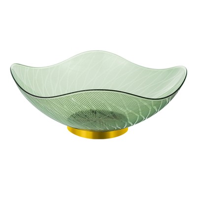 Nut Bowl Elegant Keep Tidy Flower Edge Design Fruit Snack Serving Plate Large