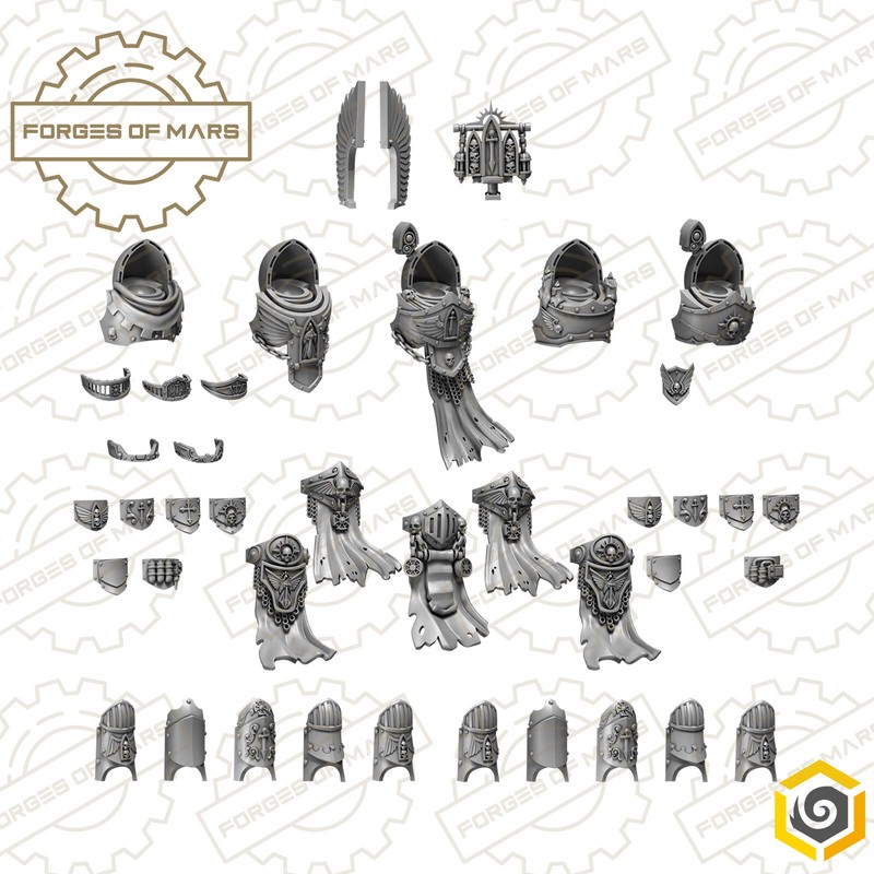 Marines - Dark Legion - Eternal Pilgrims Destroyers Armour Set (X41)