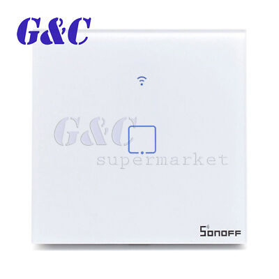 Sonoff T1 1 2 3 Gang Smart RF UK Plug Panel Touch Switch Wall Control Light