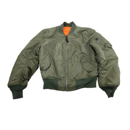 ジャケット・アウター ALPHA INDUSTRIES MA-1 NUMBER NINE Alpha Industries MA-1 Bomber Flight Green Jacket Mens S | eBay