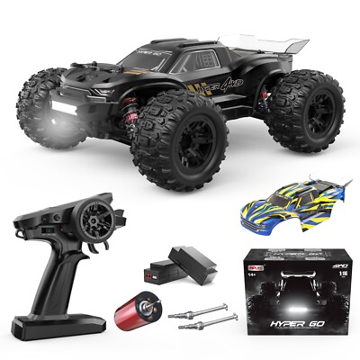HYPER GO H16BM 1:16 Brushless RC Car 4WD 42mph Hobby Electric Off-Road Truck