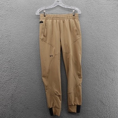 Under Armour Womens Unstoppable Jogger Pants Size XS Brown Loose Fit NEW