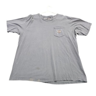 Vintage Harley-Davidson Shirt Mens 2XL Gray Alamo City Graphic Tee Biker Texas