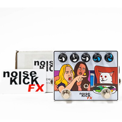 Noise Kick FX Meme Driver - 2-In-1 Overdrive & Fuzz Guitar Effect Pedal - New