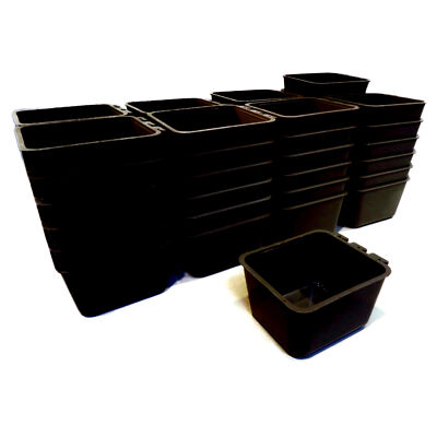 50-Pack - Black Cage Cups hold 1 Pint / 16 fl oz to Hang Feed & Water for Pet