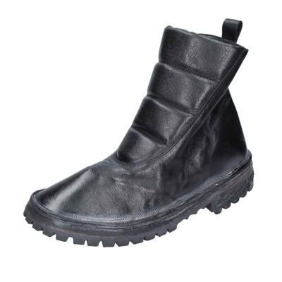 Chaussures Femme MOMA 37 Ue Bottines Noir Cuir EY584-37