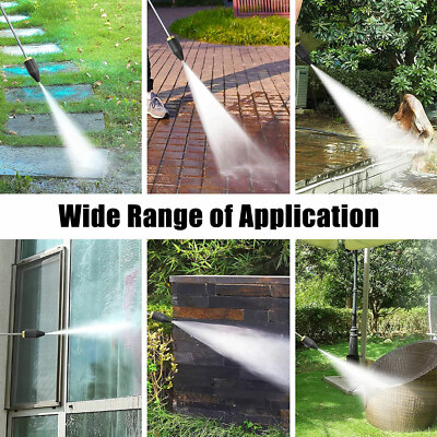 1/4" High Pressure Washer Fast Rotating Turbo Nozzle Spray Tip 4.0 GPM 3000PSI