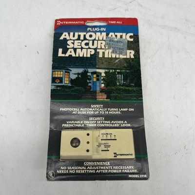 Tabletop Intermatic Automatic Security Lamp Light Timer ST1B