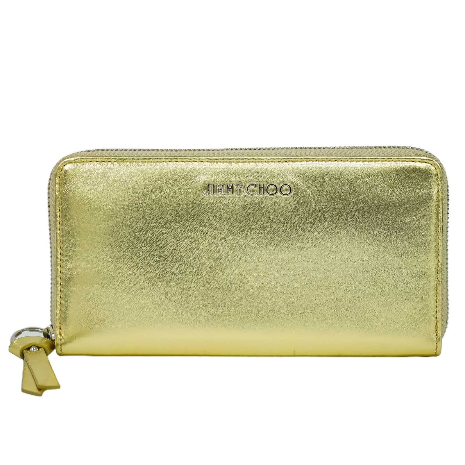 美品JIMMY CHOO ラウンドジップ　長財布　パイソン　イエロー 美品JIMMY CHOO ラウンドジップ 長財布 パイソン イエロー 楽天
