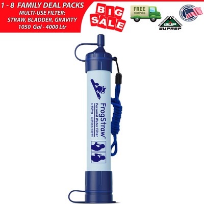 Hiking Gear Essentials For Women Camping Stuff Water Filtration Survival Straw