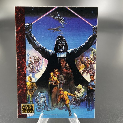 1993 Topps Star Wars Galaxy Poster Art Card -Empire Strikes Back