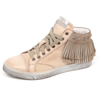E2460 sneaker bimba MOMINO scarpe frange vintage leather shoe kid girl | eBay