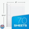 Oxford Spiral Notebooks, 6 Pack, 1 Subject, Wide Ruled Notebooks for School, 8 x 10.5 Inches, 70 Sheets, Assorted Colors, Back to School Supplies (65010)