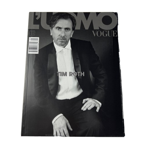 L'UOMO VOGUE 洋雑誌 ファッション雑誌 ④ L'UOMO Vogue Magazine January 2008 ~ TIM ROTH, HILARY