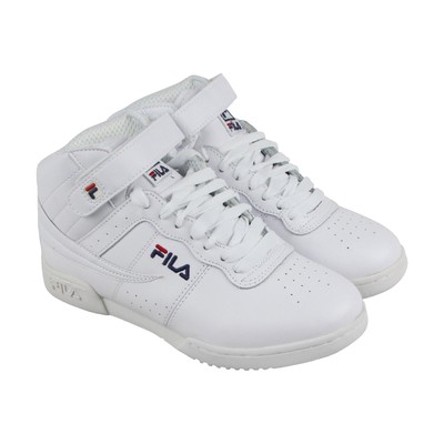 Fila F-13 V Smooth 1VF060LX-100 Мужские белые кожаные кроссовки для образа жизни 7.5