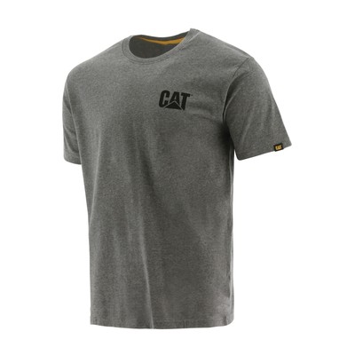 Футболка Caterpillar Men Trademark Tee Dark Heather Grey L Аксессуары для одежды Хлопок