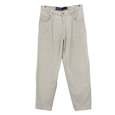 LEVI’S Silvertab Baggy Jeans 100% Cotton White MADE IN USA Size 346x34