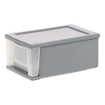 7 Qt Small Plastic Drawers, Under Bed Storage Bins, Stackable, Modular