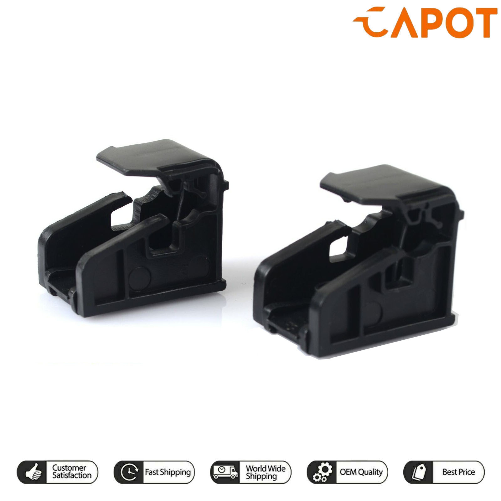 For Volkswagen Polo 2x Headlight Mounting Clip Bracket Repair Kit 6R0941511
