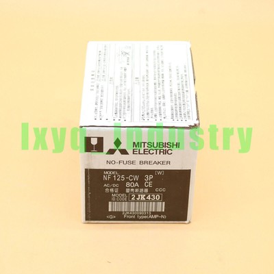 New in box   NF125-  Circuit Breaker 3P 80A 1 year warranty  #E7*