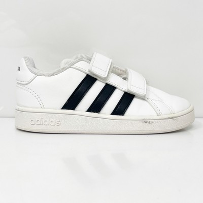 

Adidas Boys Grand Court EF0118 Белая повседневная обувь Кроссовки Размер 8K, Белый, Grand Court