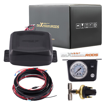 Air Shock Controller Spring Kit For Dodge ram 100 PSI w/ Low Pressure Sensor