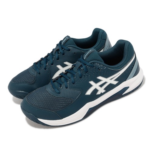 

Мужские теннисные кроссовки Asics GEL-Dedicate 8 2E Wide Restful Teal White 1041A410-400, Синий, Gel-dedicate 8 2e Wide