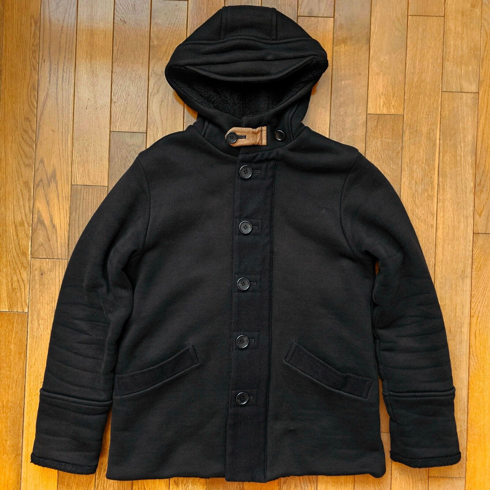 BLUE BLUE Made in Japan Boa Fleece Lined Heavy Jersey Knit BLUE BLUE Made in Japan Boa Fleece Lined Heavy Jersey Knit