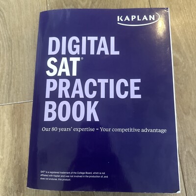 Kaplan Digital SAT Practice Book Copyright 2023 Paperback Used