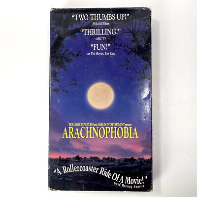 Arachnophobia VHS, 1991 Classic Horror Comedy Collectible Thriller Cult Classic