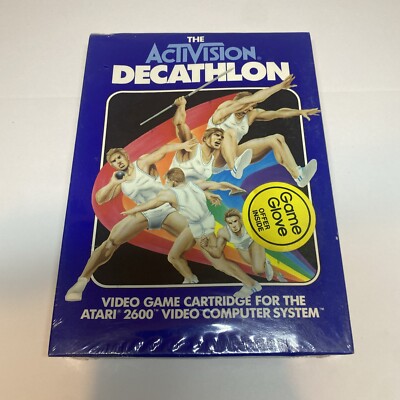 The Activision Decathlon Atari 2600 Sealed New in Box Vintage Game NOS