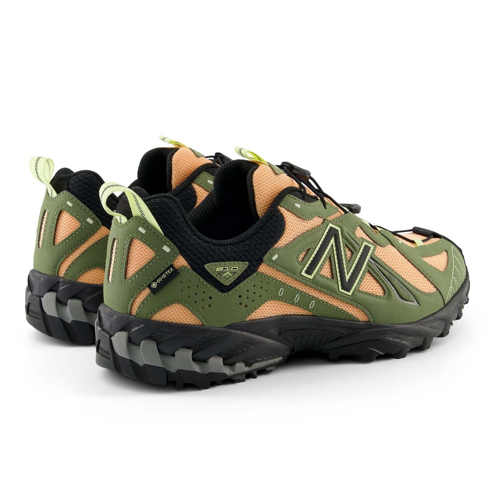 Pre-owned New Balance Balance Ml610 Gtx Ml610xg Width D Khaki Orange Running Shoes