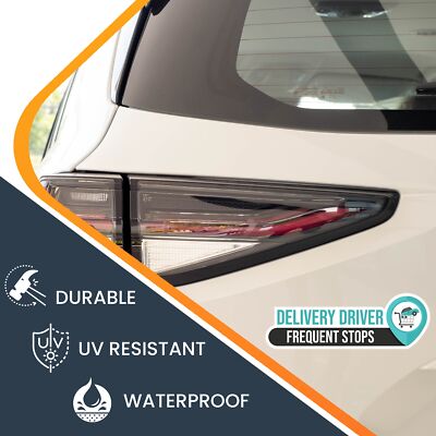 Magnet Me Up Black and Blue Frequent Stops Delivery Driver Magnet Decal, 8x3 in