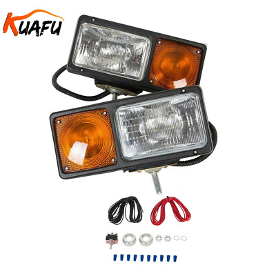 Truck Snow Plow Light Headlight Lamp Turn Signal Snowplow Replacement Universal