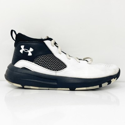

Under Armour Boys Lockdown 5 3023533-100 Белые баскетбольные кроссовки Кроссовки Размер 5 Y, Белый, Lockdown 5