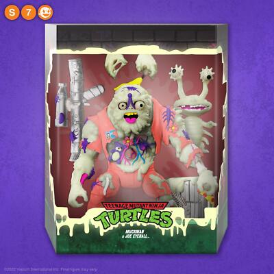 Tmnt Ultimates W4 Muckman & Joe Eyeball (glow) Con Excl Action Figure