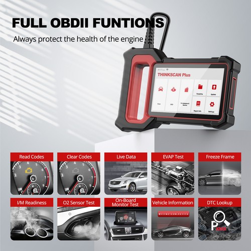 ThinkScan Plus S7 Car Diagnostic Tool OBD2 Scanner Code Reader ABS SRS Engine