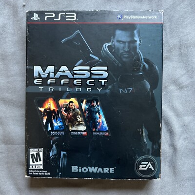 Mass Effect Trilogy (Sony PlayStation 3, 2012) Missing Disc 1