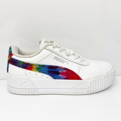 

Puma Girls Carina 380324-01 Белая Повседневная Обувь Кроссовки Размер 11C, Белый, Carina